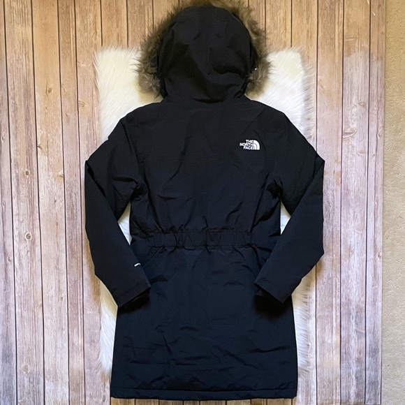 The North Face Women’s Arctic Parka Black Waterproof Coat - Picture 6 of 9